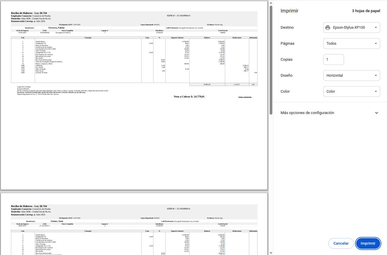 software de administración de consorcios